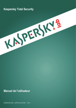 Kaspersky Total Security 16.0 Manuel utilisateur