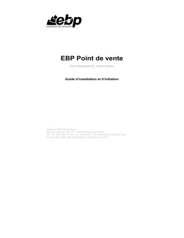 Mode d'emploi | EBP Point de Vente 2011 Manuel utilisateur | Fixfr