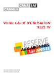 CANAL PLUS CANAL + ADSL Manuel utilisateur