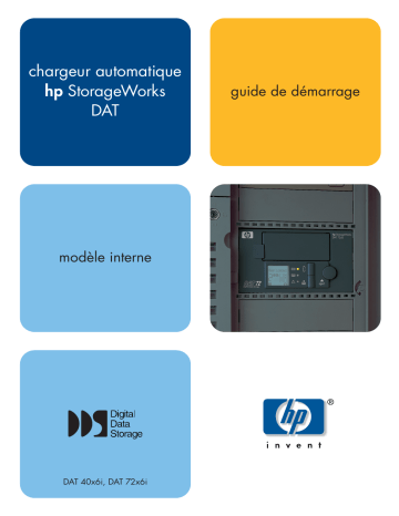 Manuel du propriétaire | HP STORAGEWORKS DAT 40X6 TAPE AUTOLOADER Manuel utilisateur | Fixfr