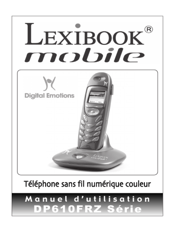 Manuel du propriétaire | Lexibook DP610FRZ Manuel utilisateur | Fixfr