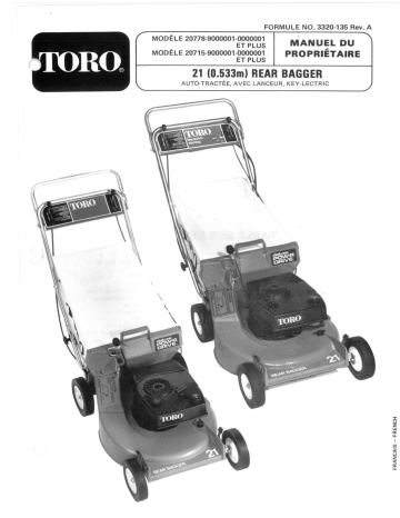 53cm Recycler Mower | Toro Lawnmower Walk Behind Mower Manuel utilisateur | Fixfr