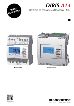 Socomec DIRIS A14 Operating instrustions