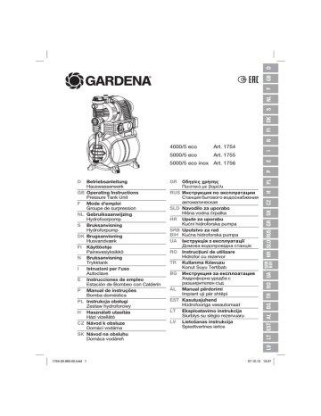 Gardena Eco 4000/5 Mode d'emploi | Fixfr