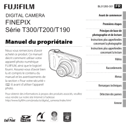 Fujifilm FinePix T200 Manuel utilisateur