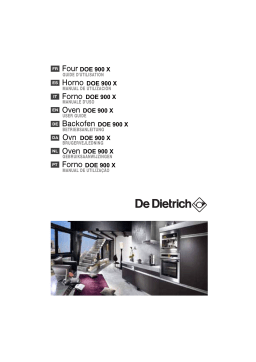 De Dietrich DOE900X Manuel utilisateur