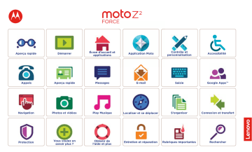 Mode d'emploi | Motorola MOTO Z2 Force Manuel utilisateur | Fixfr