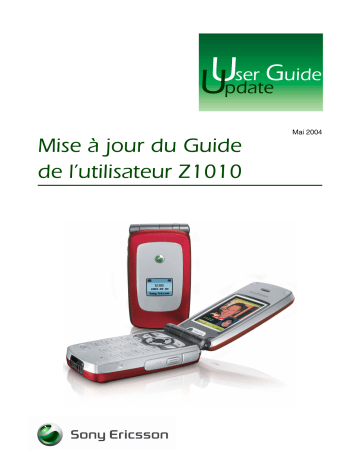 Mode d'emploi | Sony Z1010 Manuel utilisateur | Fixfr