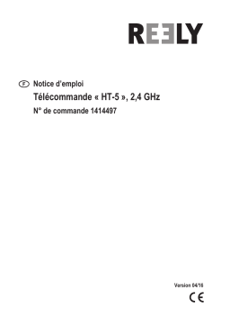 Reely 1414497 HT-5 Handheld RC 2,4 GHz No. of channels: 5 Manuel utilisateur