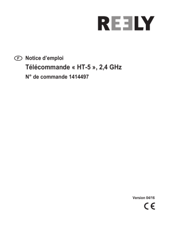 Mode d'emploi | Reely 1414497 HT-5 Handheld RC 2,4 GHz No. of channels: 5 Manuel utilisateur | Fixfr