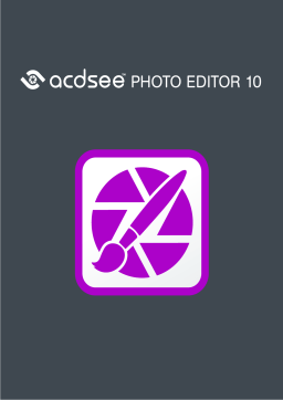 ACDSee Photo Photo Editor 10 Mode d'emploi