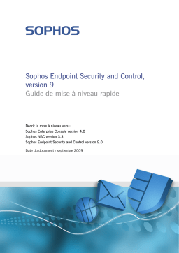 Sophos Endpoint Security Manuel utilisateur