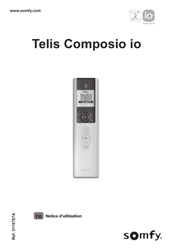 Somfy TELIS COMPOSIO IO Manuel utilisateur