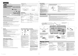 JVC UX-F5VB Manuel utilisateur