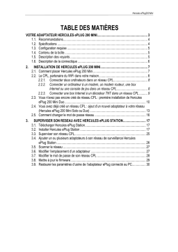 Hercules EPLUG 200 MINI Manuel utilisateur