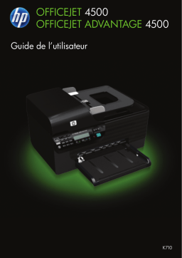 HP OFFICEJET ADVANTAGE 4500 Manuel utilisateur