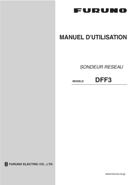 Furuno DFF3D Manuel utilisateur