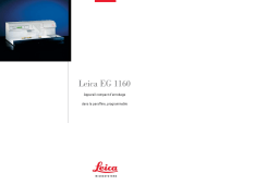 Leica EG 1160 Manuel utilisateur