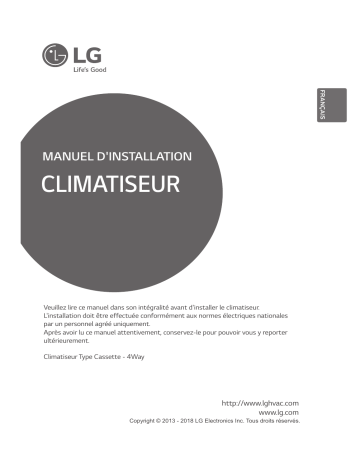 ARNU073TRD4 | LG ARNU053TRD4 Guide d'installation | Fixfr