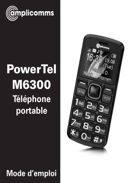 Amplicomms PowerTel M6300 Manuel utilisateur