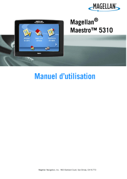 Magellan Maestro 5310 - Automotive GPS Receiver Manuel utilisateur