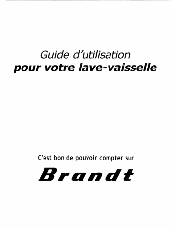 Manuel du propriétaire | Brandt P6490 Manuel utilisateur | Fixfr