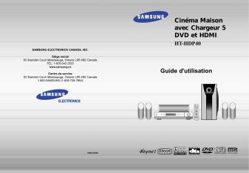 Manuel du propriétaire | Samsung HT-HDP40 Manuel utilisateur | Fixfr