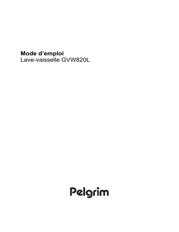 Manuel du propriétaire | Pelgrim GVW820L Manuel utilisateur | Fixfr
