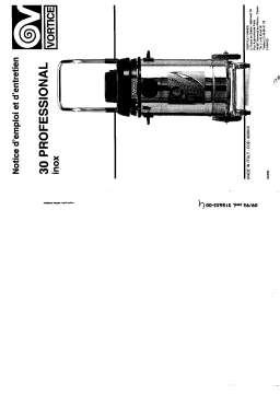 unknown PROFESSIONAL30 Manuel utilisateur