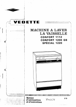 Vedette SPECIAL12 Manuel utilisateur