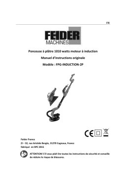 Feider FPG-INDUCTION2P Mode d'emploi