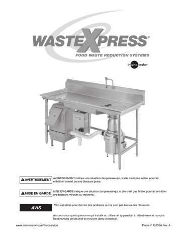 InSinkErator WasteXpress Manuel utilisateur | Fixfr
