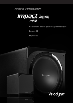 Velodyne IMPACT MK2 Manuel utilisateur