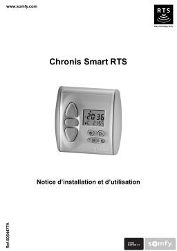 Somfy Chronis Smart RTS Manuel utilisateur