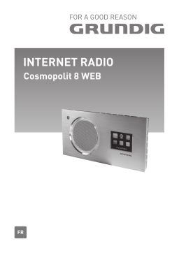 Grundig COSMO8WEB Manuel utilisateur