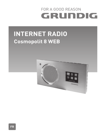 Manuel du propriétaire | Grundig COSMO8WEB Manuel utilisateur | Fixfr