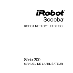 iRobot SCOOBA 200 Manuel utilisateur