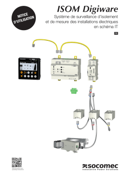 Socomec ISOM Digiware Operating instrustions