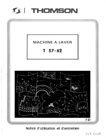 Manuel du propriétaire | Thomson T5762 Manuel utilisateur | Fixfr