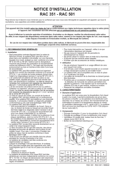 nobrand Kit récupérateur de chaleur 4/6 pièces Mode d'emploi