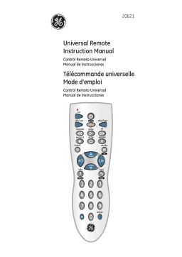 GE 20621 Manuel utilisateur