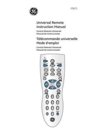 GE 20621 Manuel utilisateur | Fixfr