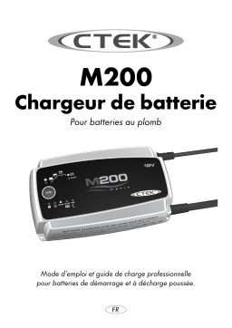 CTEK M200 Manuel utilisateur