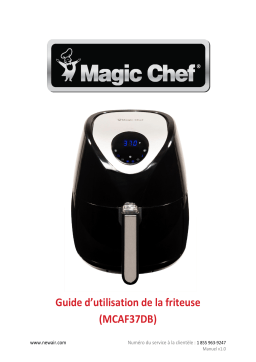 NewAir MCAF37DB Magic Chef® 3.7 Quart Digital Air Fryer  Manuel utilisateur