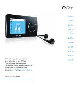 Philips SA3225/12 Mode d'emploi