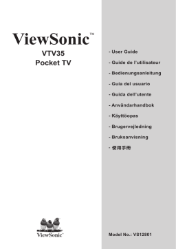 ViewSonic VTV35 Manuel utilisateur