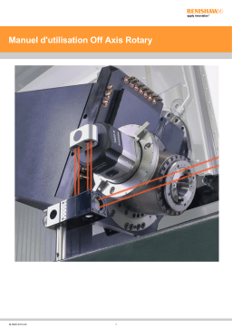 Renishaw Off Axis Rotary Software Mode d'emploi