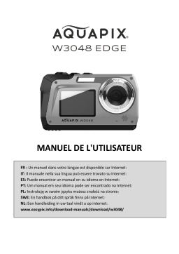 Easypix Aquapix W3048 Edge Manuel utilisateur