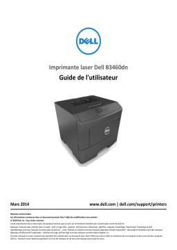 Dell B3460dn Mono Laser Printer printers accessory Manuel utilisateur