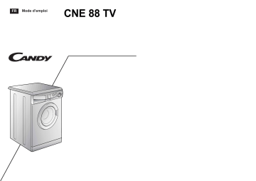 Manuel du propriétaire | Candy CNE 88 TV Manuel utilisateur | Fixfr